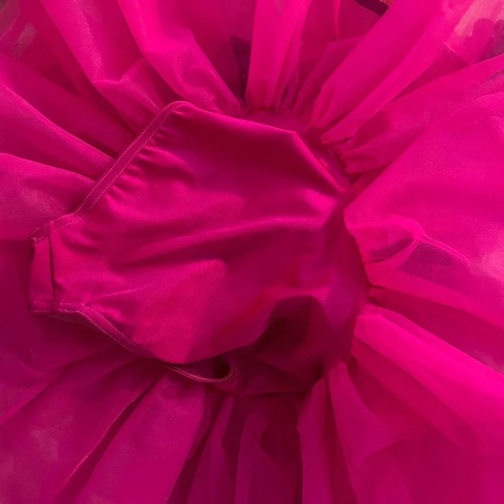 Weissman Hot Pink Tutu with Sequins Bodice Size XSC (4-5)